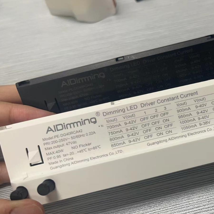 DG40RCA高PF过认证一体式导轨调光调色电源40W四线三回路