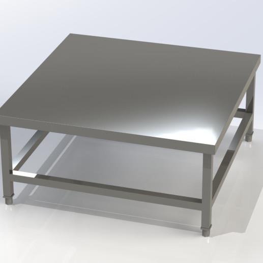 不锈钢小方桌烧烤店农家乐快餐店小桌子家用庭院餐桌矮腿小饭桌