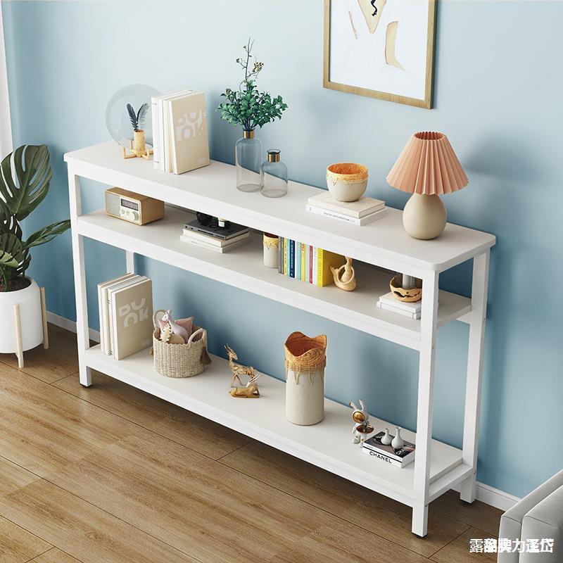 长条桌三层圆角沙发边桌床头床尾收纳小窄桌夹缝超窄电脑桌长桌。