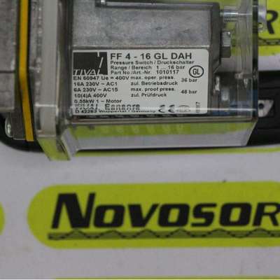 德国TIVAL压力开关FF4-16DAH FF4-16DAY FF4-16GLDAH现货库存