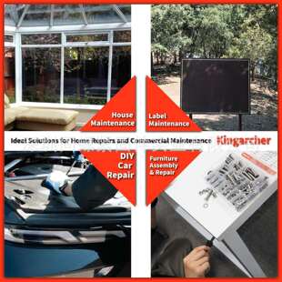 252pcs不锈钢美制外六角螺丝套装1/4螺丝盒装5/16六角螺钉3/8螺栓