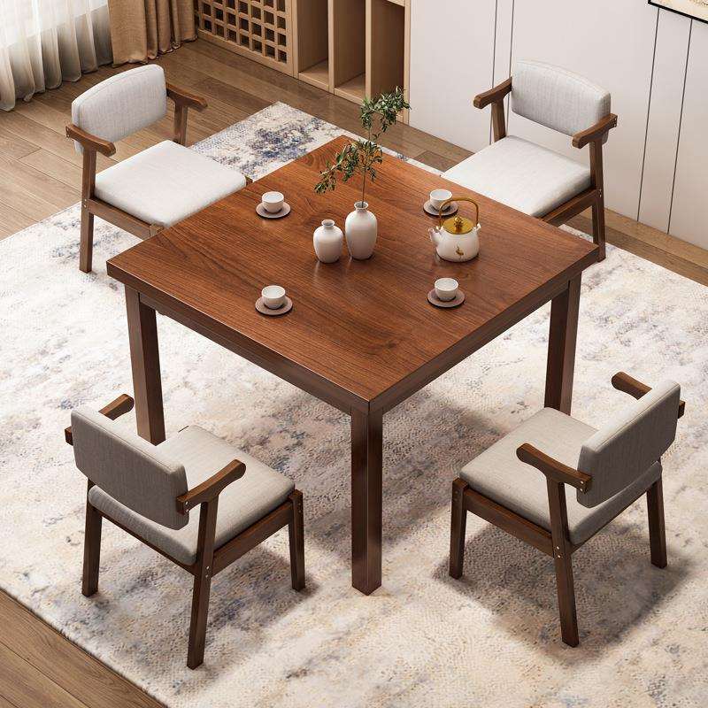 实木小方桌正方形八仙桌餐桌掼蛋专用桌棋牌桌打牌桌子四方桌茶桌