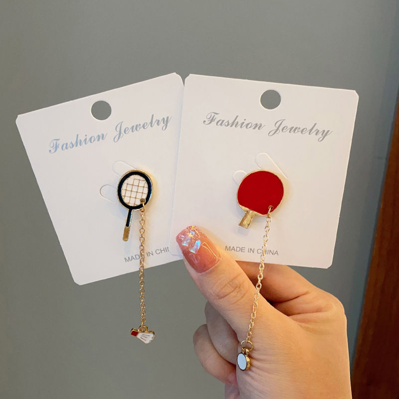 复古可爱卡通胸针乒乓球