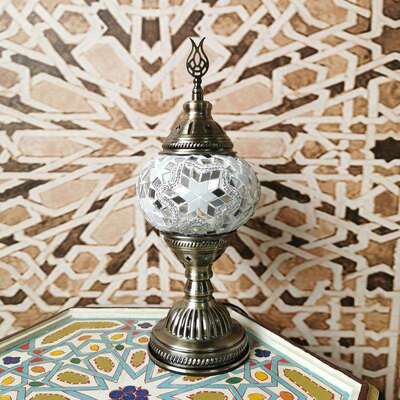 Moroccan table lamp 摩洛哥台灯手工复古异域卧室客厅装饰台灯
