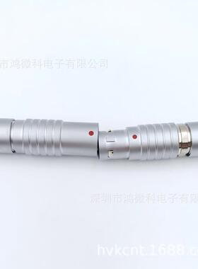兼容雷莫LEMO航空精密插头2B1G00单高压10KV连接器高精度推拉自锁