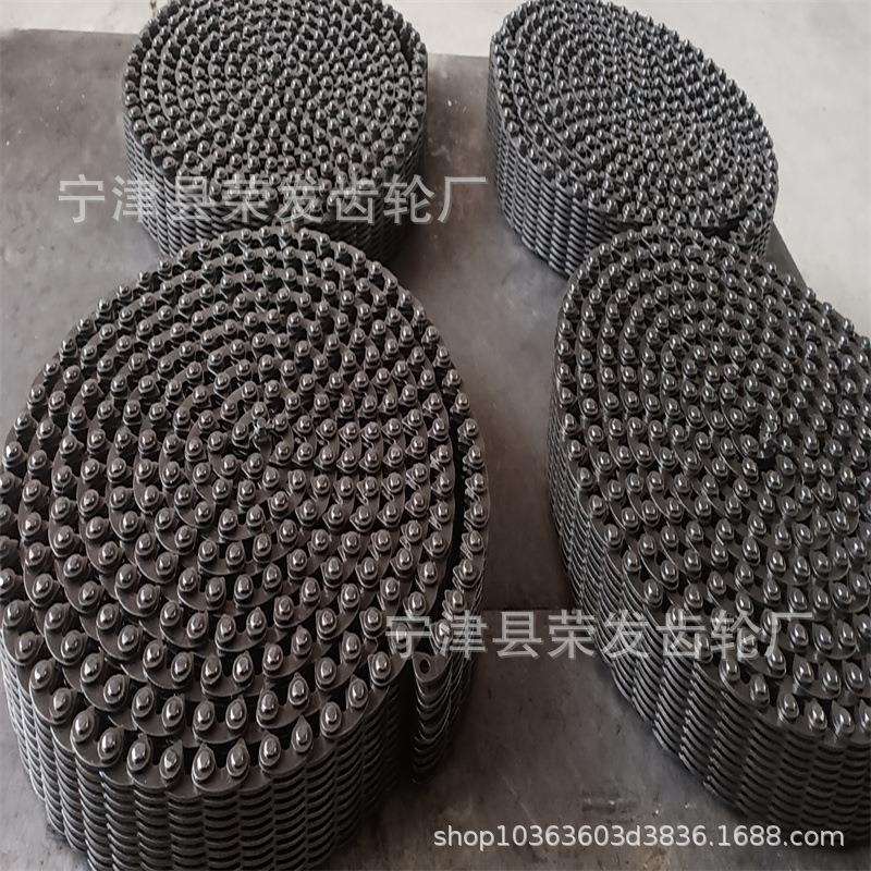 CL12节距19.05毫米内导23片无声齿形链条及配套链轮链板链式