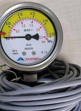 供应ATO安美特带线压力表95026706 不锈钢压力表95039306 9504330