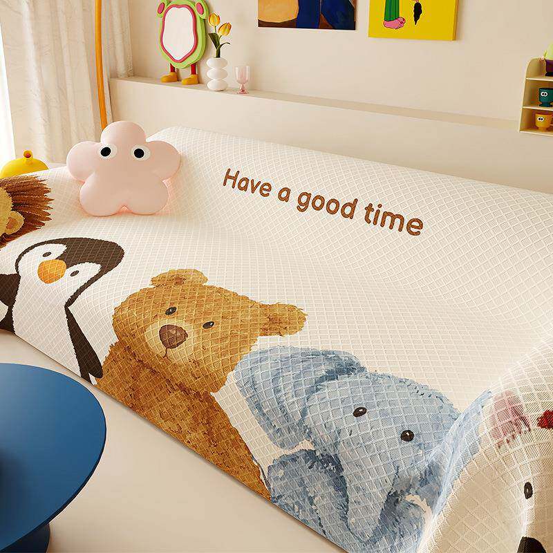 多巴胺可爱风四季通用沙发套防猫抓一片式沙发巾沙发盖布夏沙发布