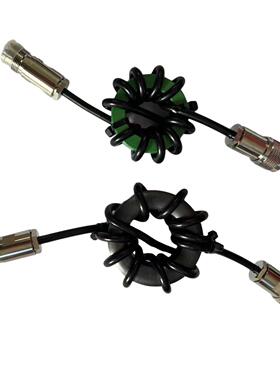 HF短波扼流圈1.8-50MHz 1:1巴伦 抗干扰大功率FT8专用镍锌磁环