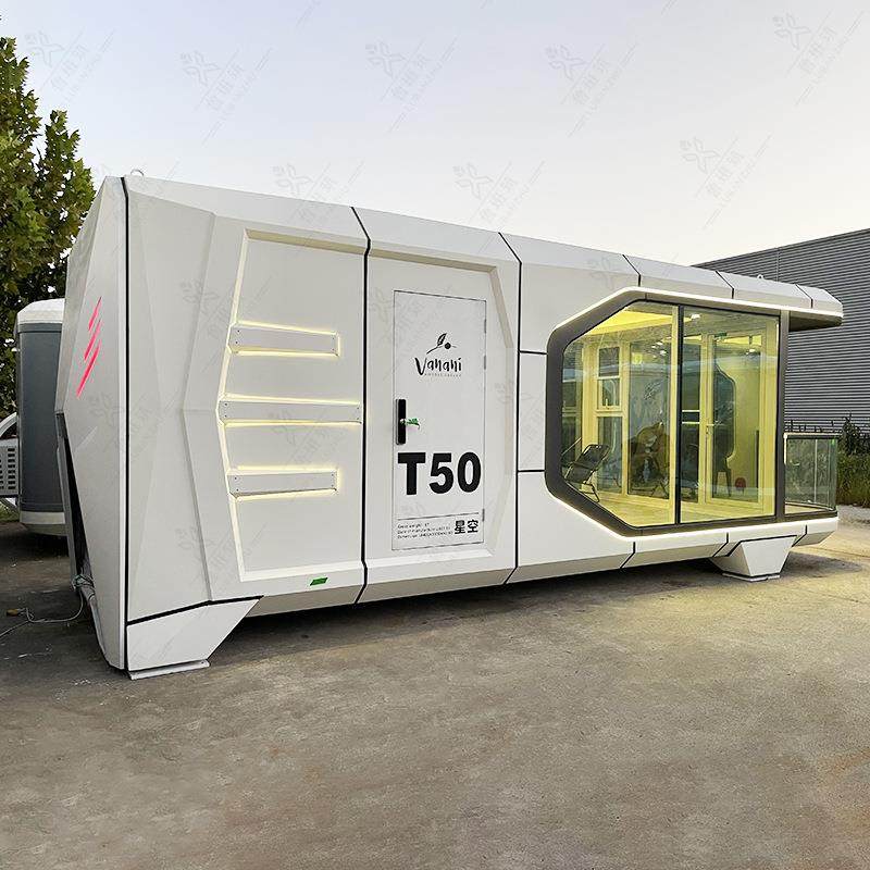 创意移动售货餐房屋 多功能美食集装箱餐厅 景区露营地轻奢民宿