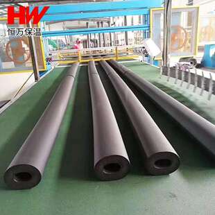 b1级黑色阻燃橡塑保温管开口自粘海绵发泡管30铝箔橡塑保温管套