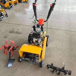 农用四驱除草机多功能锄草旋耕开沟一体机自走式碎草还田机可乘坐