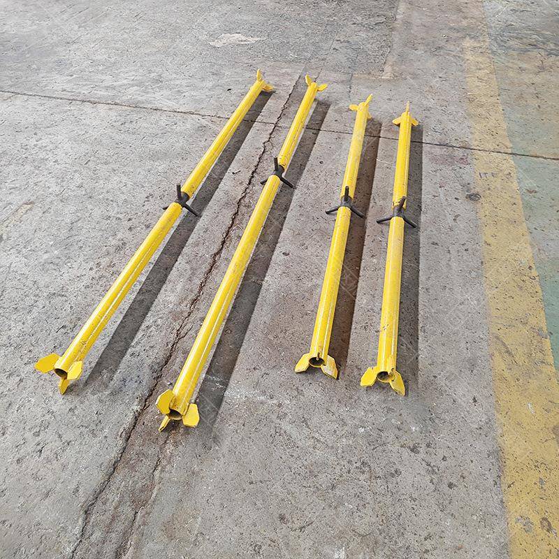 便携式φ48金属螺旋支柱2.5米金属螺旋支柱 63型快速升降临时支柱