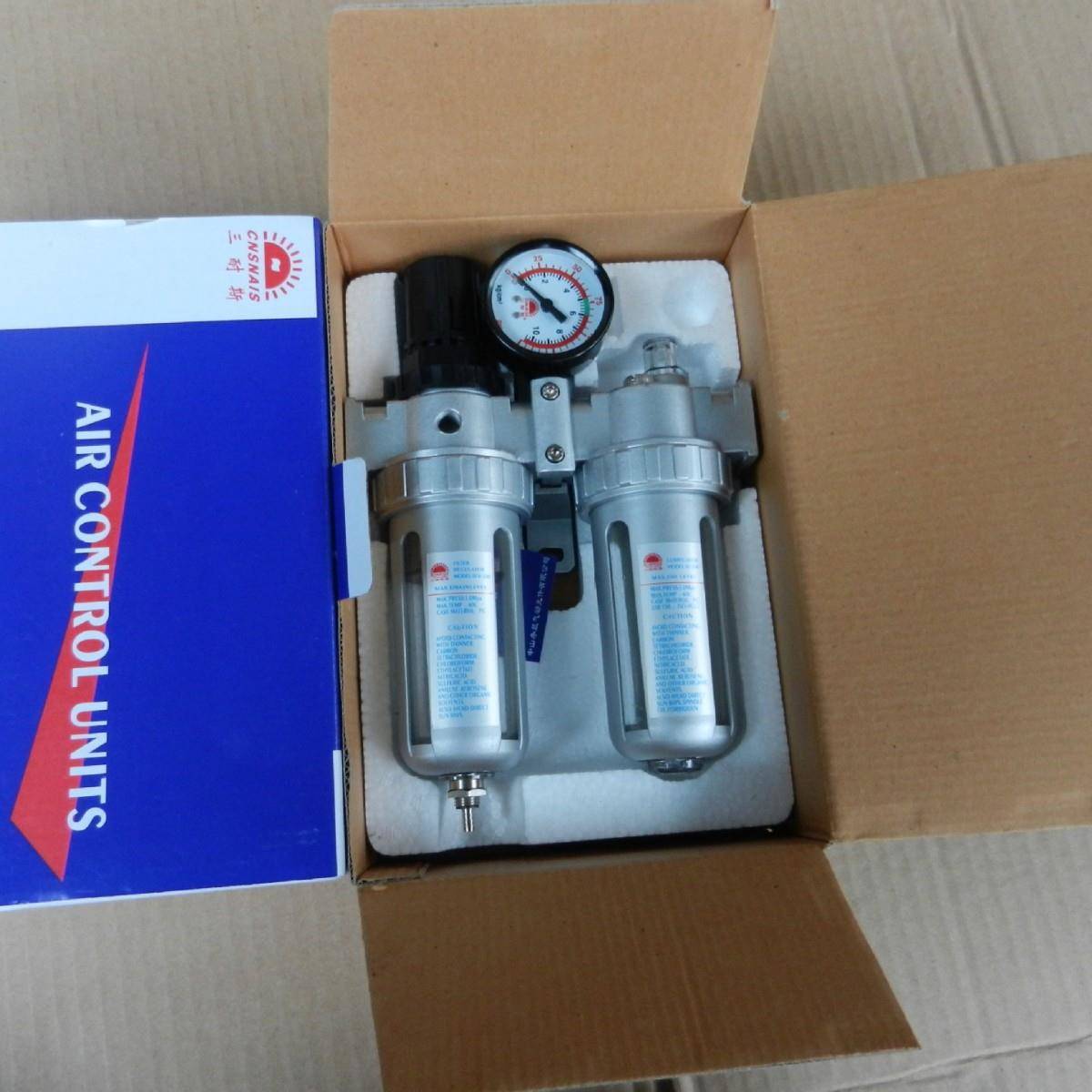 二联件过滤器SFC200 SFC300 SFC400 SFR200 300山耐斯型气源处理