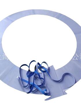 蓝色PU180度冷却线皮输送带360转弯机皮带90度机硅橡胶食品级耐磨