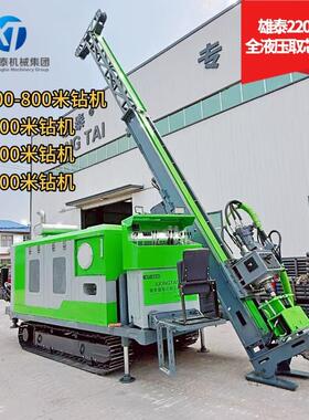 履带液压通径大扭矩动力头岩心钻机2200米绿色探矿深孔探矿钻机