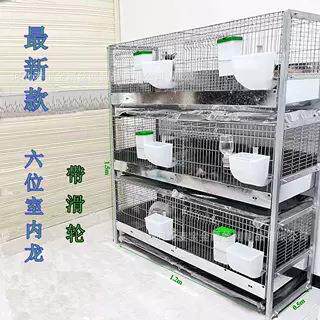 6位兔笼养殖厂用笼具子母兔笼厂家供应镀锌加粗笼子