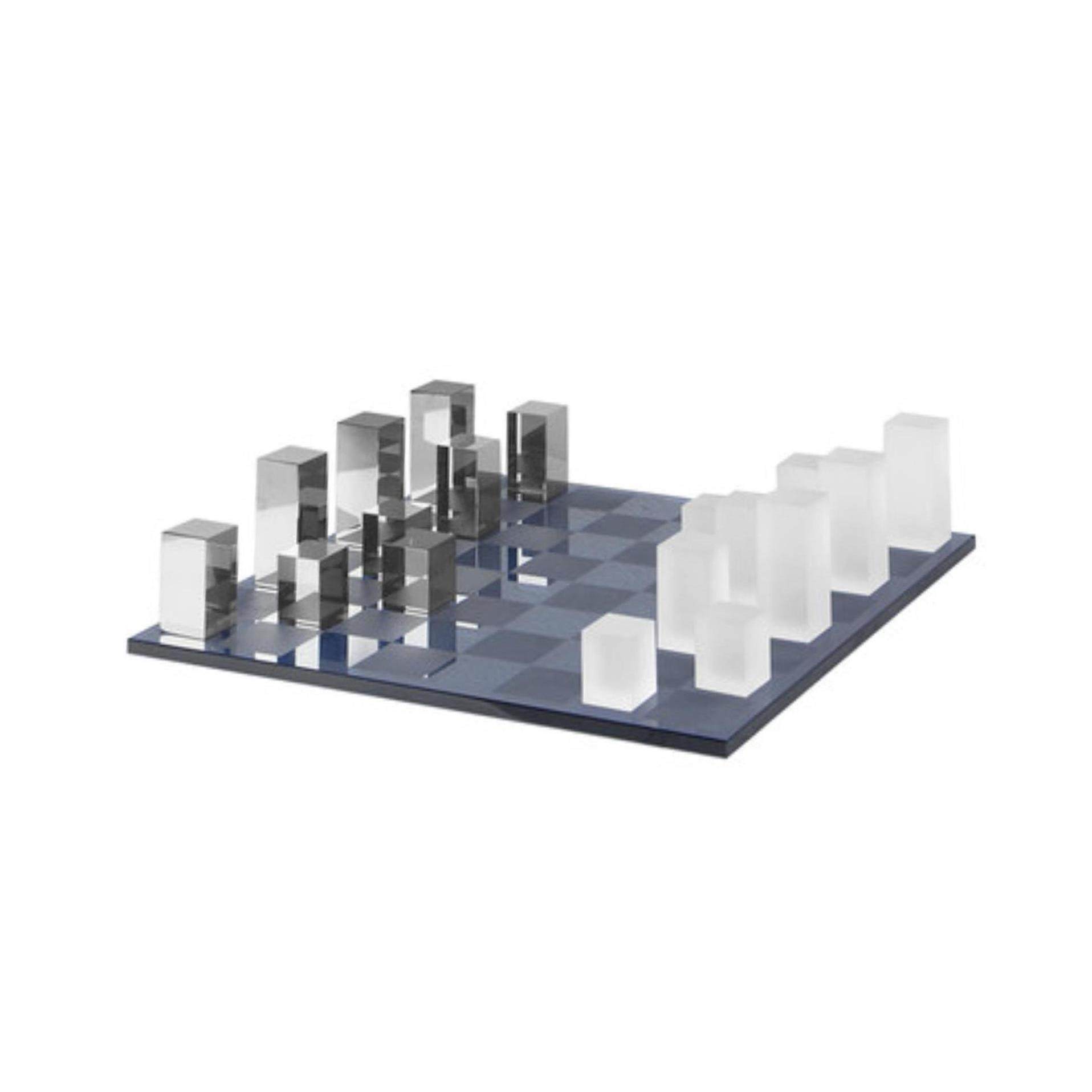 现代简约创意磨砂电镀水晶棋盘摆件 轻奢软装饰品摆件客厅售楼处