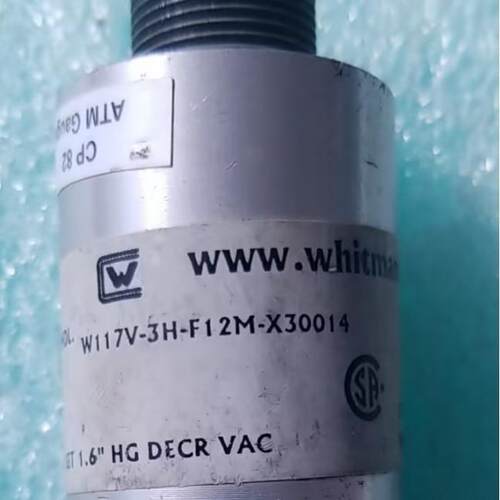 WHITMAN CONTROLS W117V-3H-F12M-X30014 真空开关 拆机默认报废!