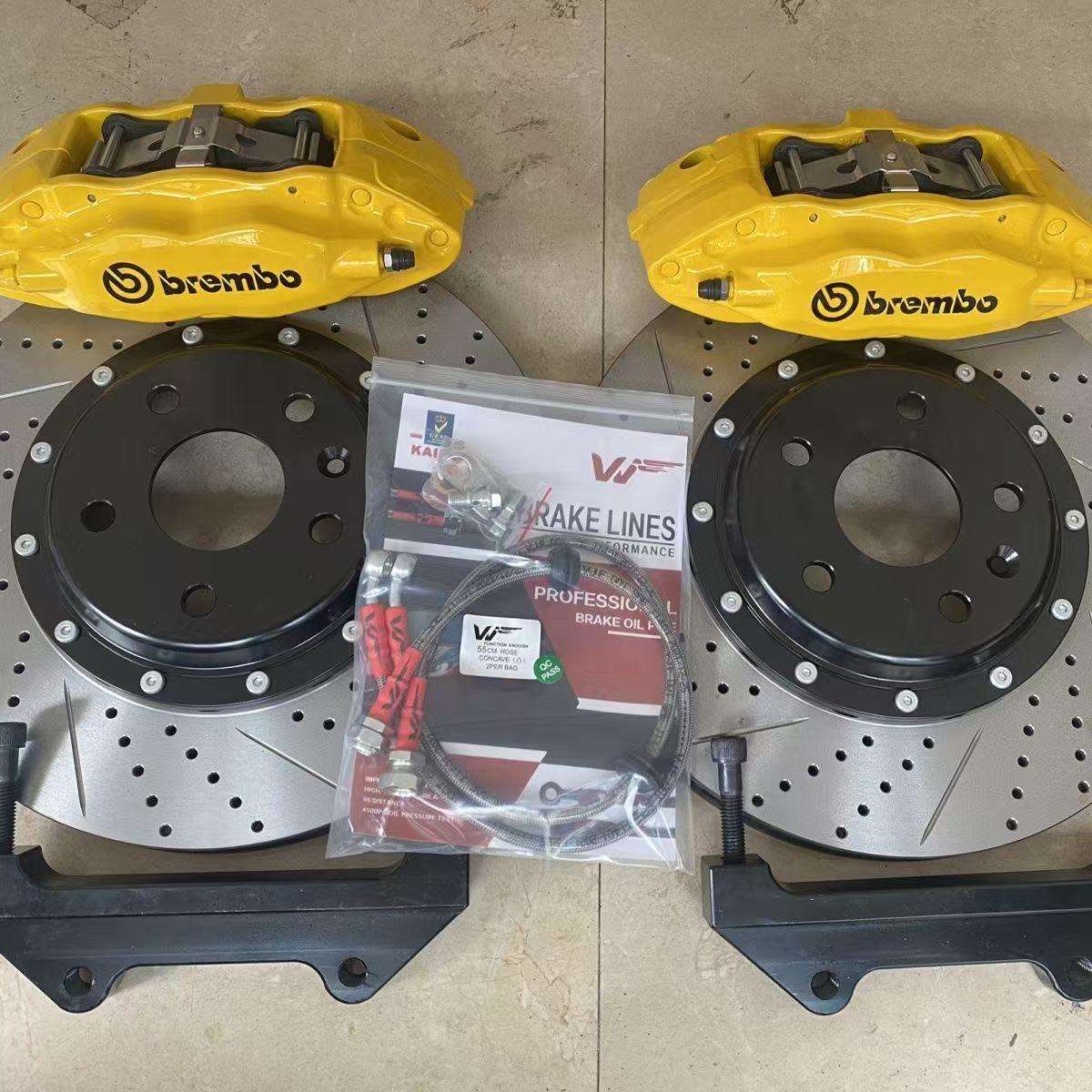 布雷博Brembo F50前轮四活塞刹车卡钳17-20寸330-355盘按车型