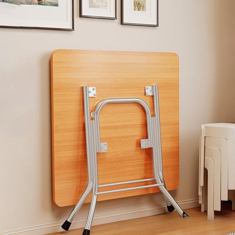 可折叠桌子家用四方桌简易出租屋二人吃饭餐桌户外便携摆摊小方桌