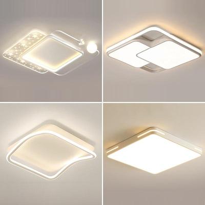 全光谱护眼卧室灯主卧超薄吸顶灯方形房间灯现代简约2025新款灯具