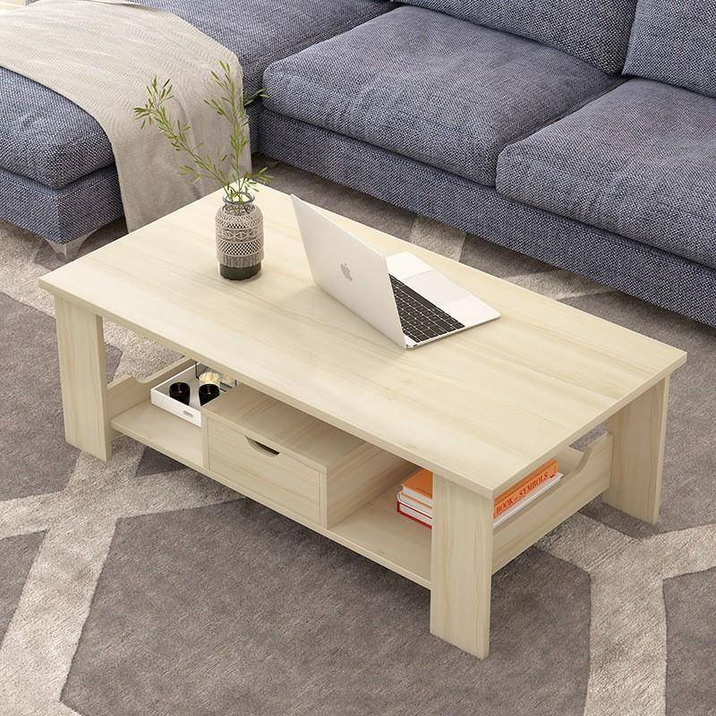 实木茶几可折叠现代创意简约餐桌两用简易茶几小户型长方形矮桌子