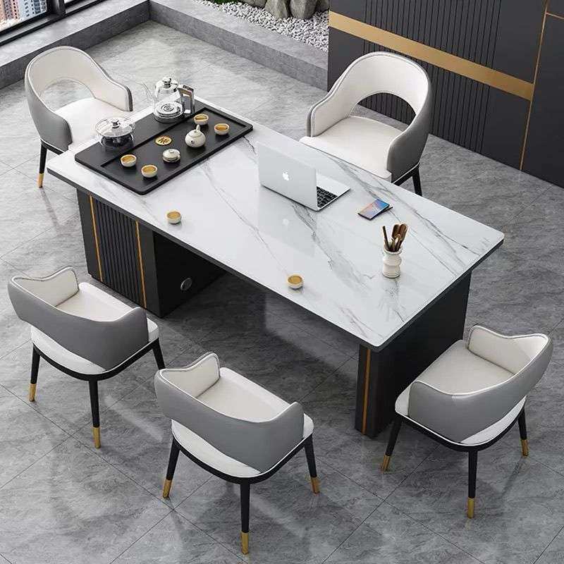 岩板茶桌椅组合意式轻奢茶桌一体一整套办公家用客厅简约现代茶台,电子元器件市场,其它元器件,淘宝优惠券,粉丝福利购,淘宝优惠卷