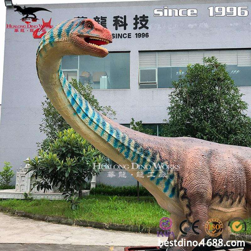 长脖子食草汝阳龙 萌宠乐园 华龙-龙工厂制造 仿真机械恐龙模型