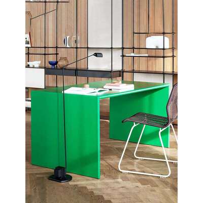 Finland芬兰 多巴胺极简书桌写字设计师办公桌会议室电脑桌子