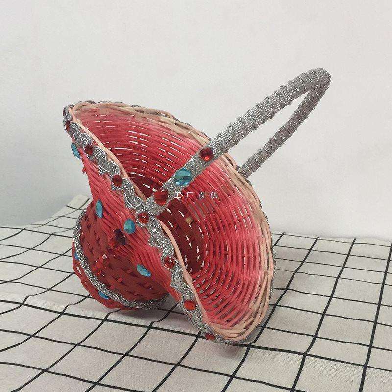 桃李杯罗敷行花篮舞蹈花篮跳舞手提篮子采桑花篮采薇舞蹈花篮道具