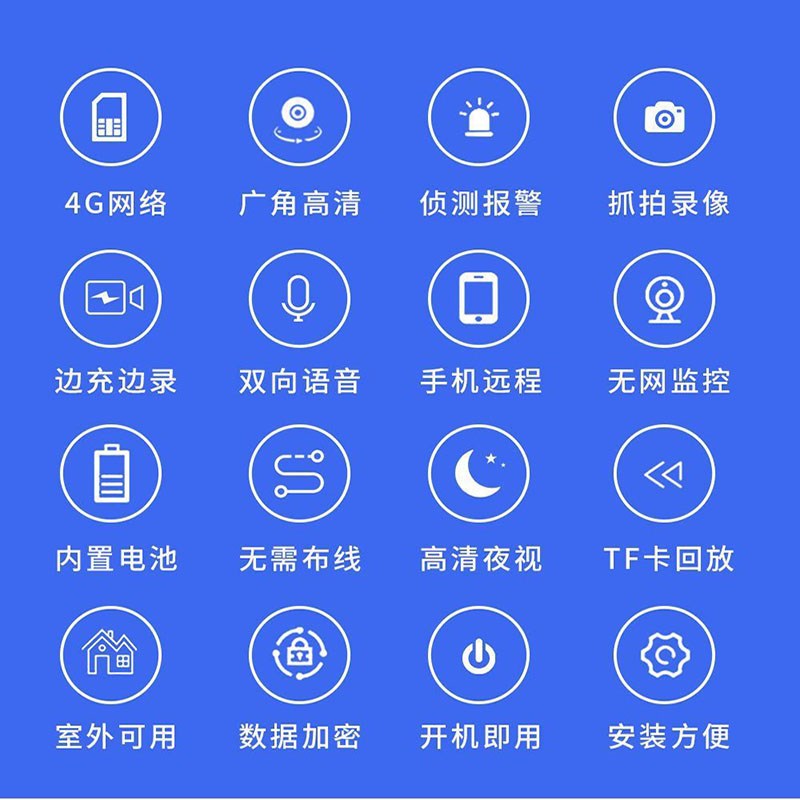 美国无线摄像头免插电家用手机远程拍摄录像监控器高清夜视摄像
