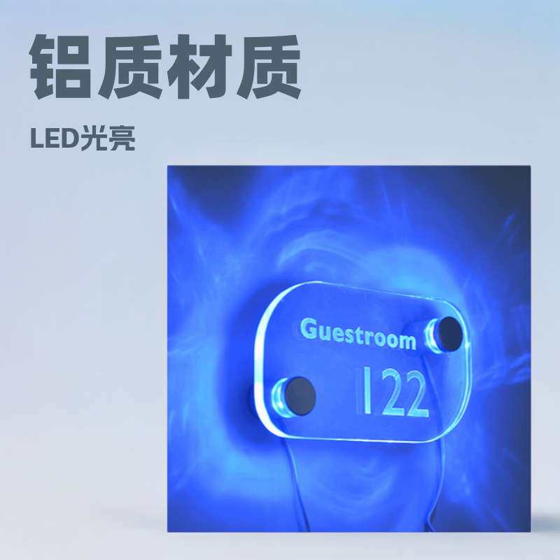LEDunifitting铝质广告钉发光钉标牌固定器螺丝镜钉家具标牌装饰