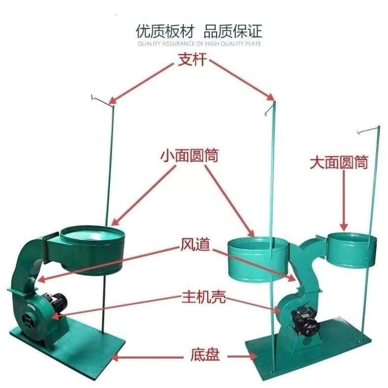 木工吸尘器双桶大功率吸灰除尘雕刻吸尘风机工业设备机械