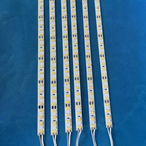 高光效24v低压led硬灯条 货架珠宝展柜橱柜2835双排168珠高亮灯条