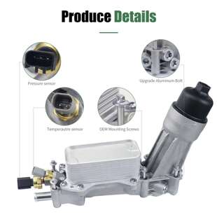 跨境68105583AF51发动机 机油冷却器 铝合金 oil FIlte adapter