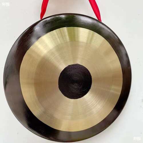 雅乐声防汛铜锣50厘米开业庆典60cm喜庆大黑边铜锣