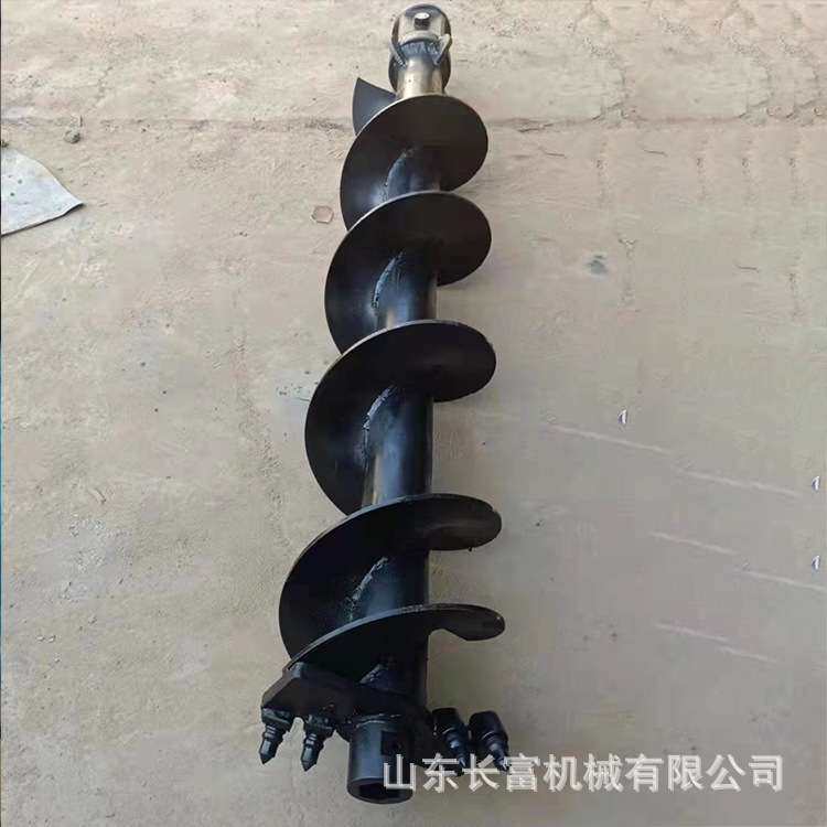 挖机改螺旋钻孔机液压动力头地基钻孔机树坑路灯地基打桩机挖钻机