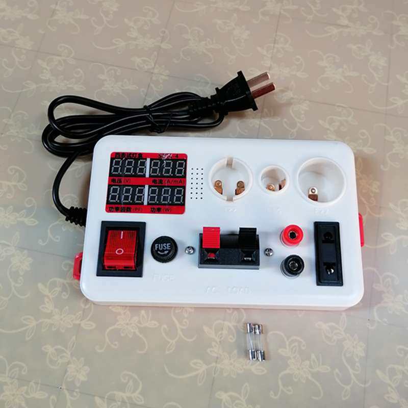 LED试灯器LED试灯线测试夹子灯具试电快速检测 测功率 试亮盒