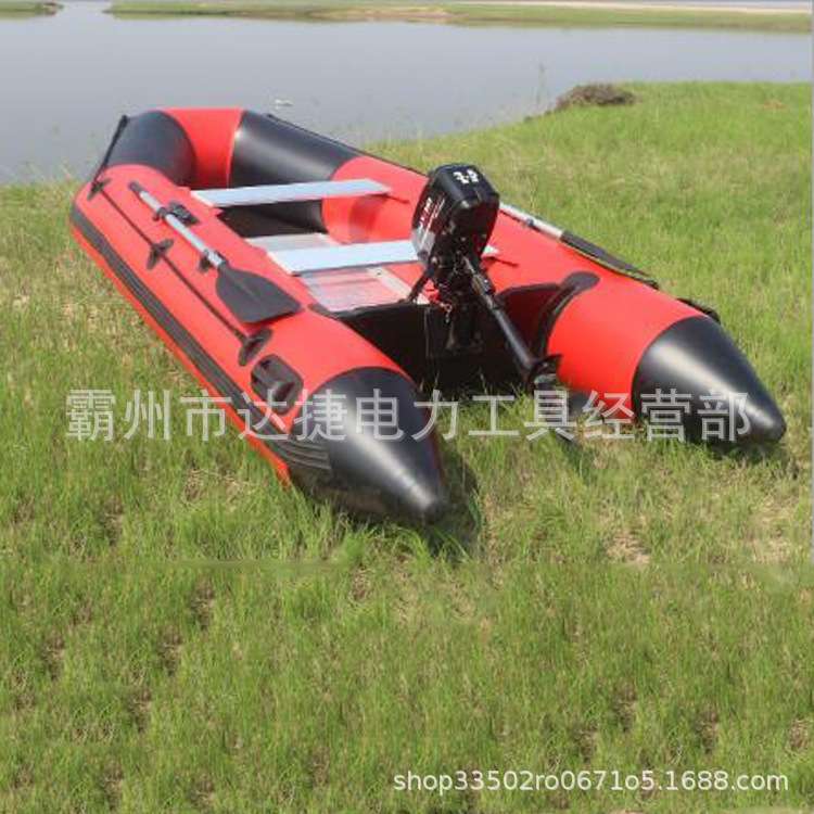 应急抢险救生橡皮艇海上遇险多人用搜救艇便携防刮充气式巡逻船