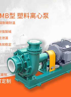 江南FMB40-32-160塑料化工离心泵 机封耐酸砂浆泵 混合料输送泵