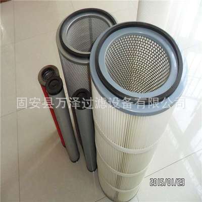 万泽厂家现货供应325*900除尘滤筒 风机用除尘滤芯