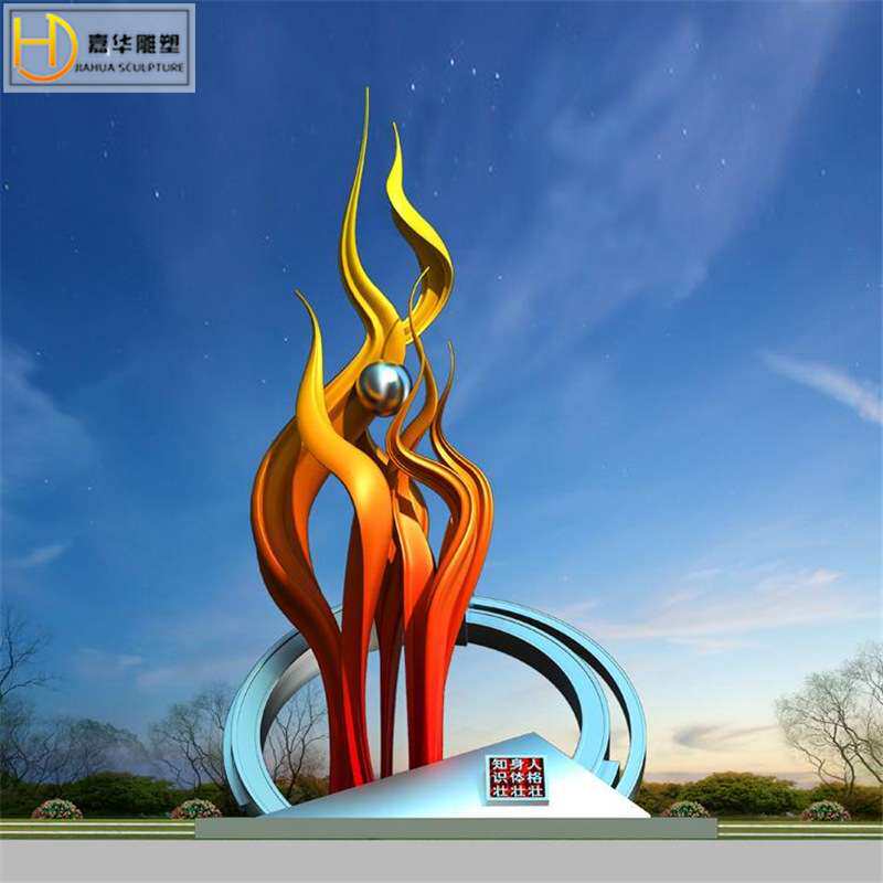 不锈钢雕塑制作售楼处抽象城市户外校园公园广场园林景观金属雕塑