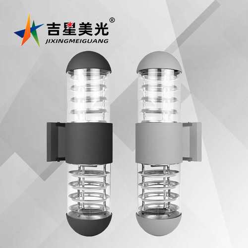 厂家直销欧式户外防水上下照双头壁灯花园别墅走廊E27灯头庭院灯