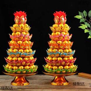 文昌塔供佛糖塔拜佛用品灯塔佛前摆饰闽南潮汕拜拜糖塔