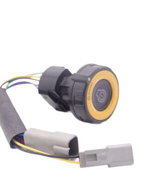 适用挖掘机卡特320GC一键启动323/330/329/336/349GC电源点火开关
