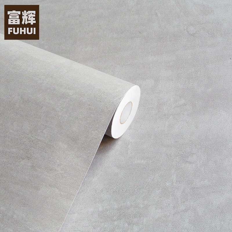 加厚复古水泥自粘墙纸PVC创意做旧壁纸贴膜导气槽波音软片HD-065