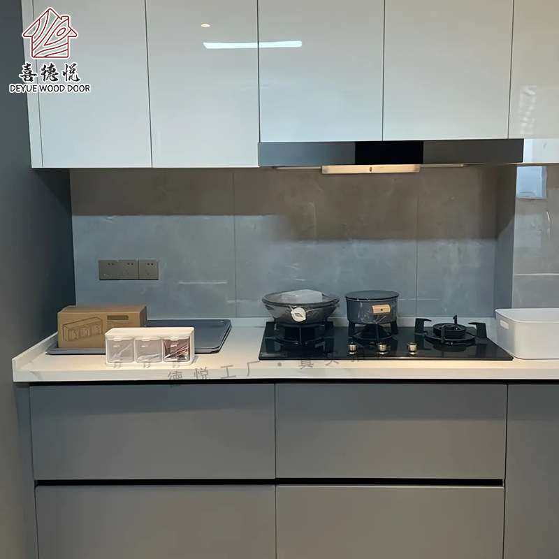 南京实木厨房橱柜灶台柜生产厂家石英石台面全屋设计一体
