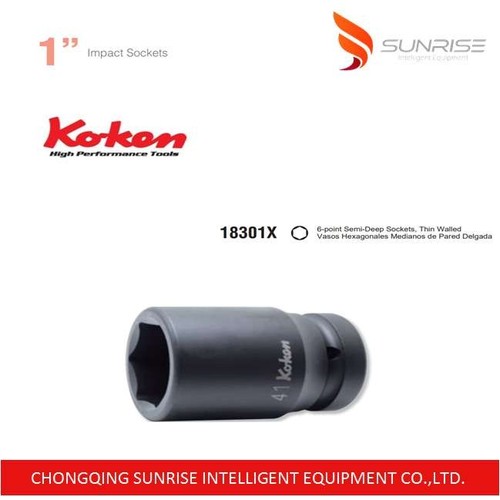 气动电动工具用KOKEN工业套筒18301X-17/19/21/22/24/27/30/32/33
