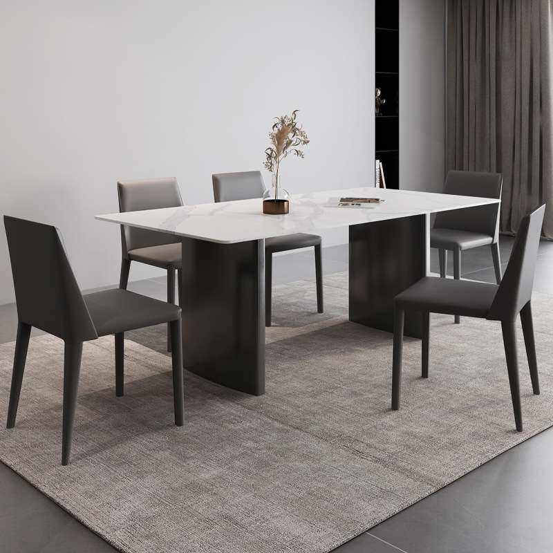 意式极简岩板餐桌 现代简约家用小户型不锈钢长方形餐桌椅子组合,鲜花速递/花卉仿真/绿植园艺,割草机/草坪机,淘宝优惠券,粉丝福利购,淘宝优惠卷